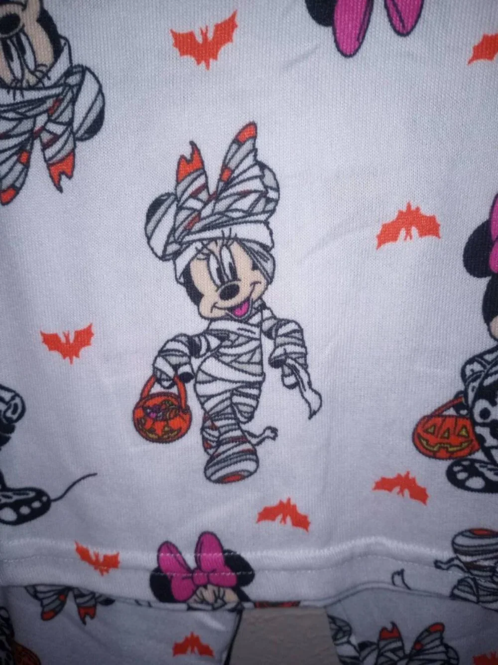 Disney Minnie Mouse Toddler Girls Size 3T Halloween 4 Piece Pajama Set NWT - Picture 5 of 7